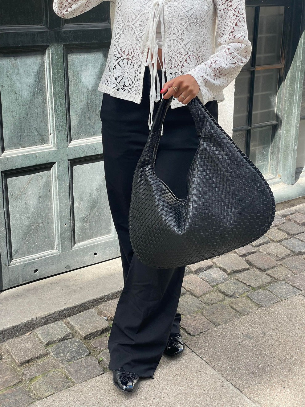Bolso Hobo trenzado