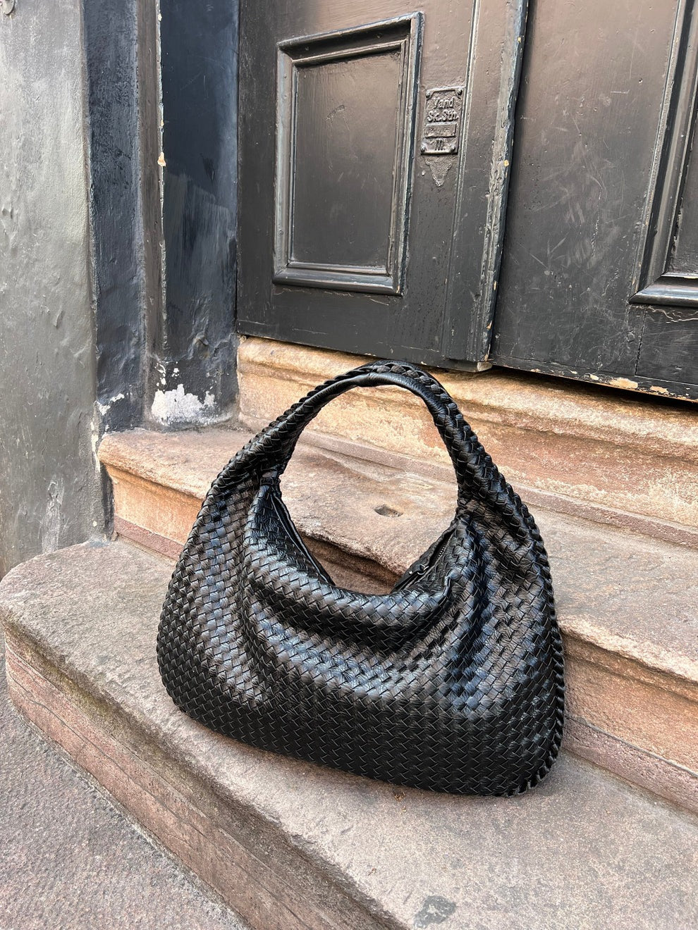 Bolso Hobo trenzado