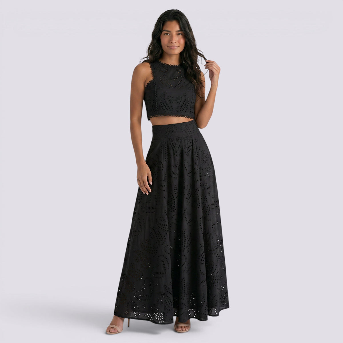 Conjunto Falda Larga Mujer
