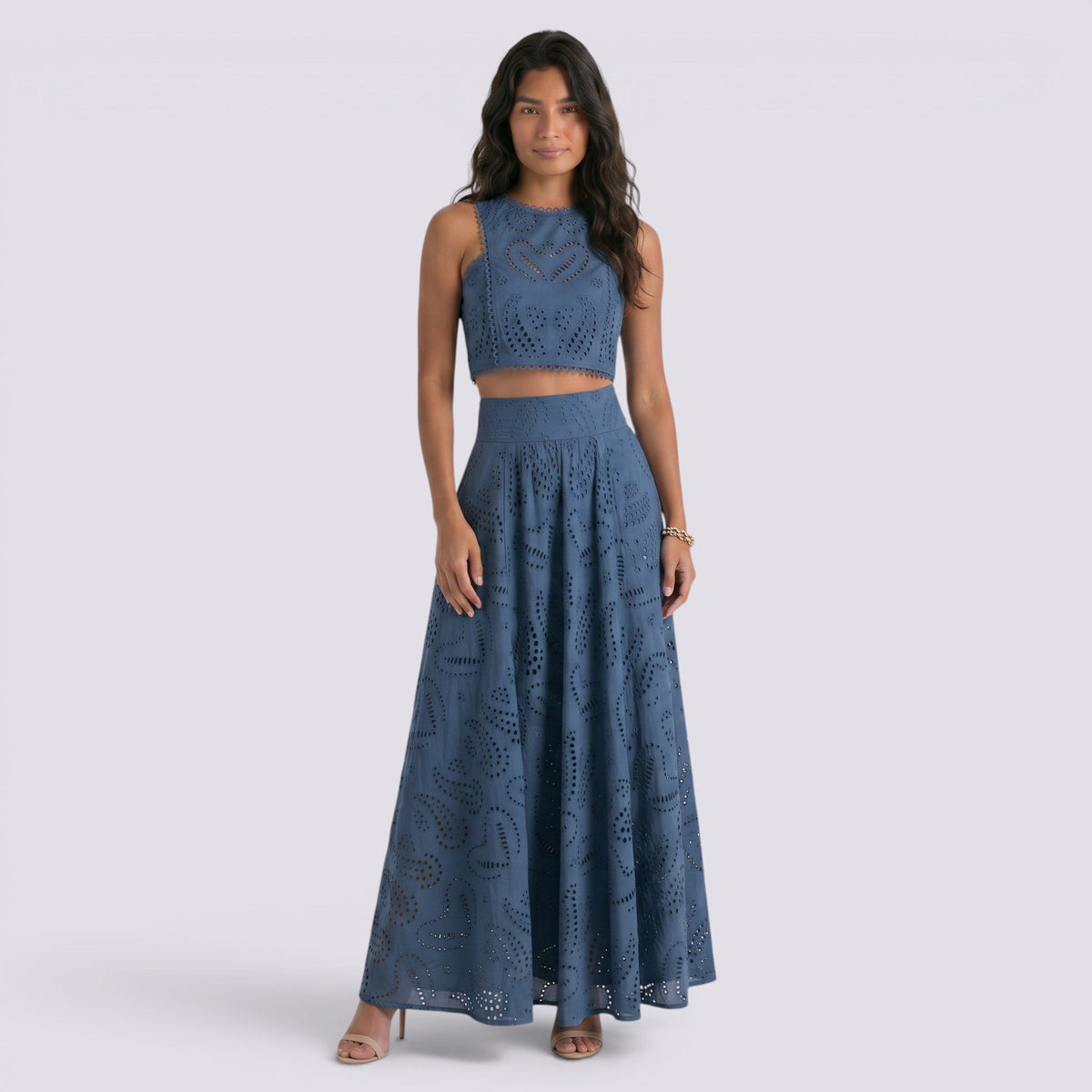 Conjunto Falda Larga Mujer