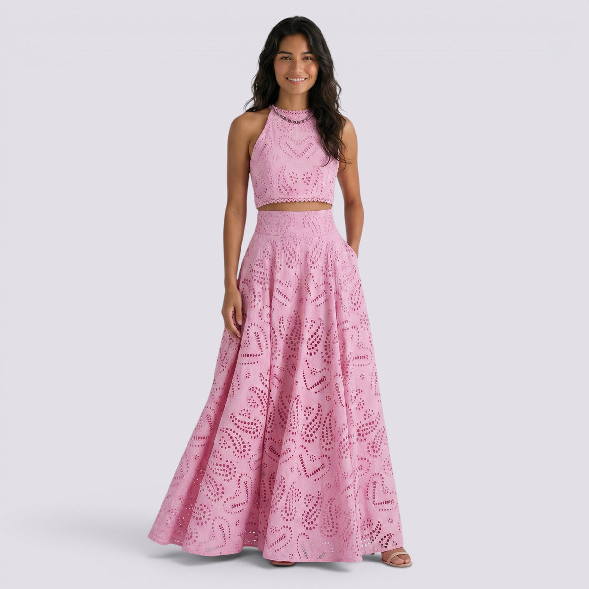 Conjunto Falda Larga Mujer