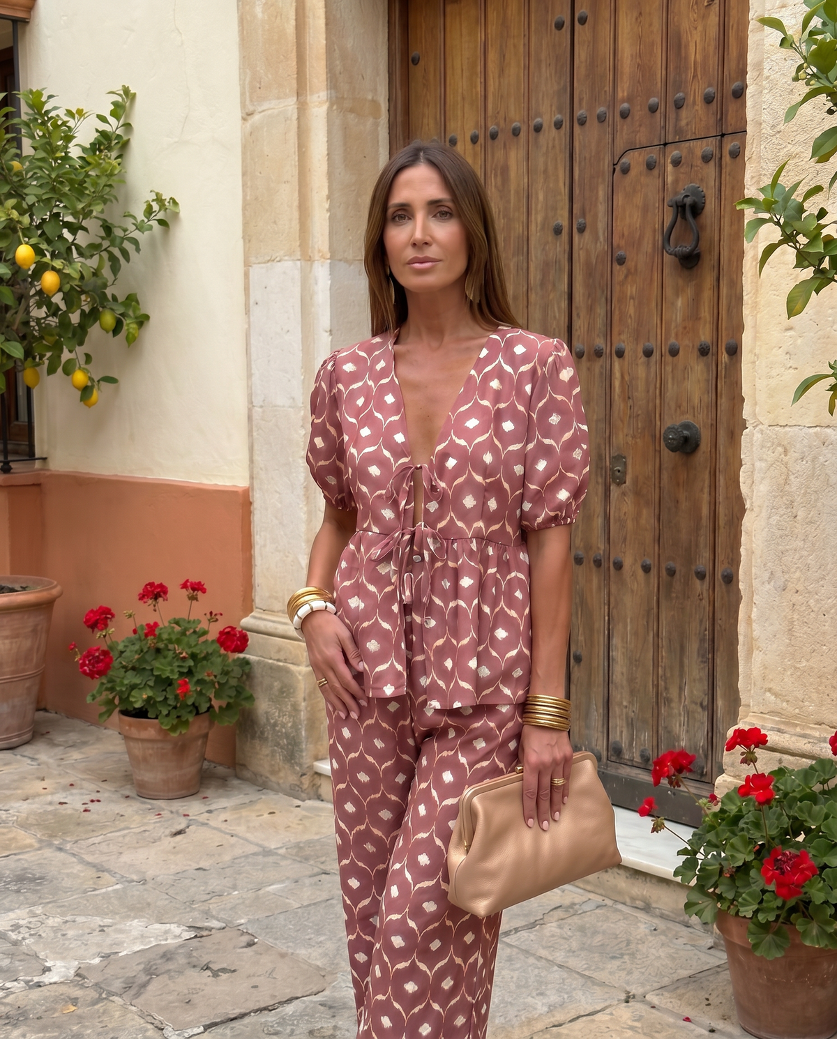 Leonor Chic | Conjunto Informal Elegante de Dos Piezas