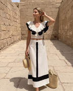 Conjunto Livia – Top con volantes y falda