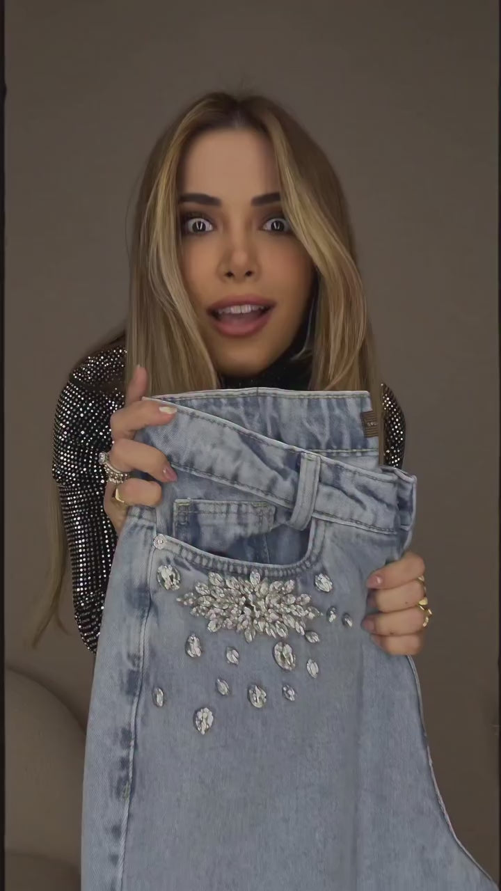 PANTALÓN JEANS CRISTAL