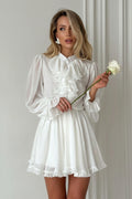 Vestido mini Bety con volantes