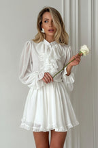 Vestido mini Bety con volantes