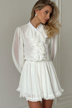 Vestido mini Bety con volantes