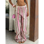 Pantalones acampanados a rayas Emilia