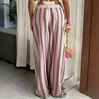 Pantalones acampanados a rayas Emilia